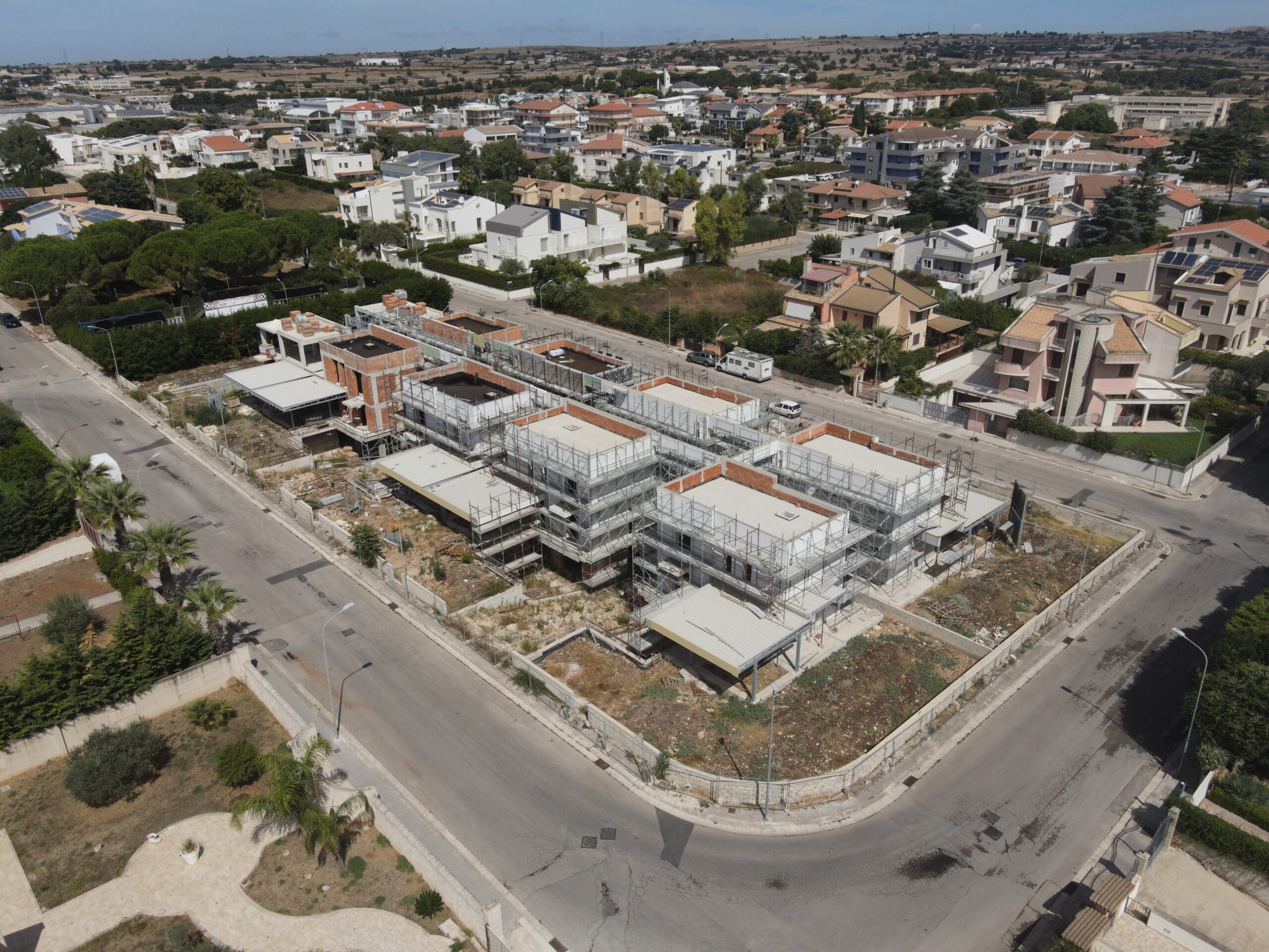 Costruzione di una lottizzazione residenziale per un nuovo progetto immobiliare